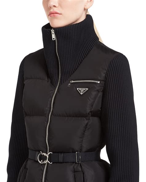 prada coats for women|prada puffer jacket women's.